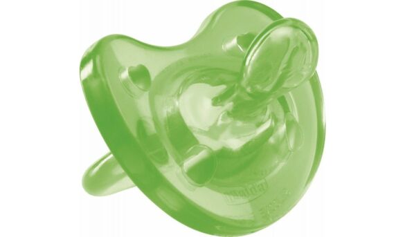 Chicco Πιπίλα Σιλικόνης Physio Soft 4+ μηνών Πράσινη