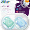Philips Avent Ultra Air Πιπίλες Σιλικόνης 6-18 μηνών Σκατζόχοιρος Μπλε Σετ 2τμχ - Image 2