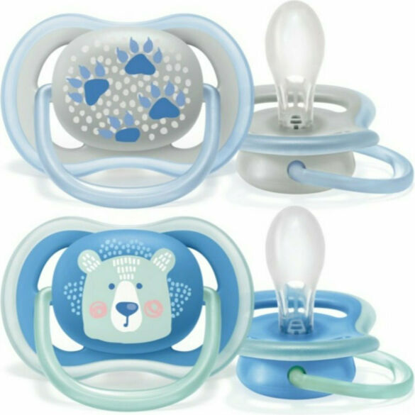 Philips Avent Ultra Air Πιπίλες Σιλικόνης 6-18 μηνών Πατουσάκια Σετ 2τμχ