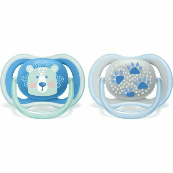 Philips Avent Ultra Air Πιπίλες Σιλικόνης 6-18 μηνών Πατουσάκια Σετ 2τμχ - Image 2