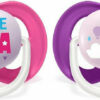 Philips Avent Happy Ultra Air Πιπίλες Σιλικόνης 6-18 μηνών I love Papa-Αερόστατο Σετ 2τμχ - Image 2
