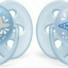 Philips Avent Ultra Soft Πιπίλες Σιλικόνης 6-18 μηνών Μπλε Αστεράκι Σετ 2τμχ