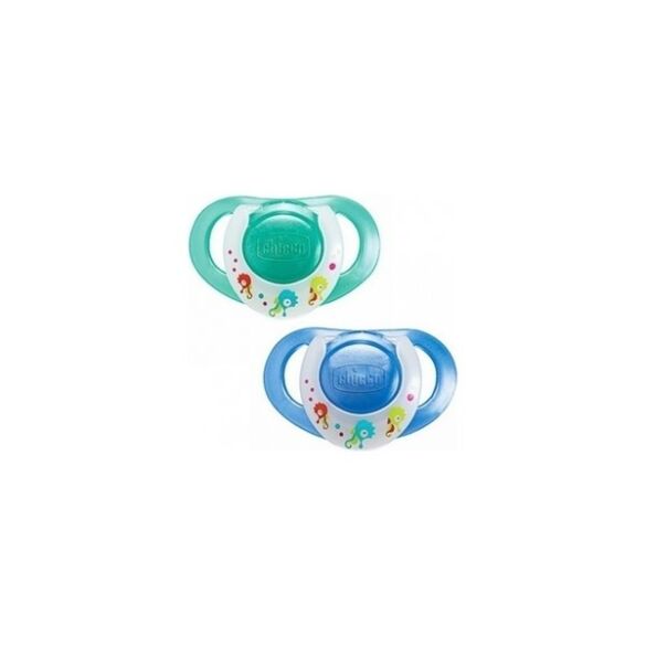 Chicco Physio Πιπίλα Σιλικόνης 4+ μηνών Σετ 2τμχ