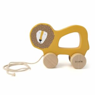 Trixie Wooden Pull Along Toy Mr. Lion