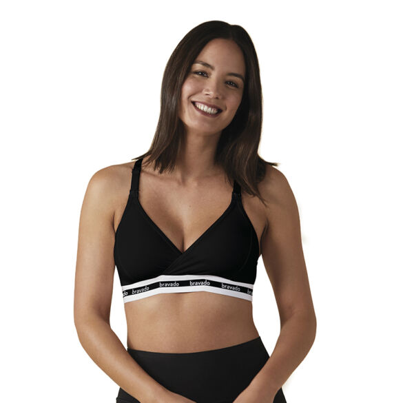Bravado: Original Nursing Bra – Dove Heather Μαύρο