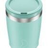 Coffee Cup Θερμός 340ml Chilly’s Green Pastel - Image 2