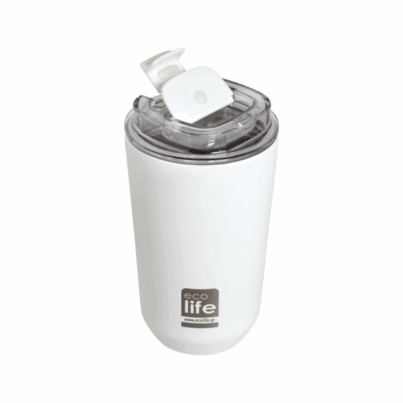Pure White Coffee Thermos 360ml - Image 2